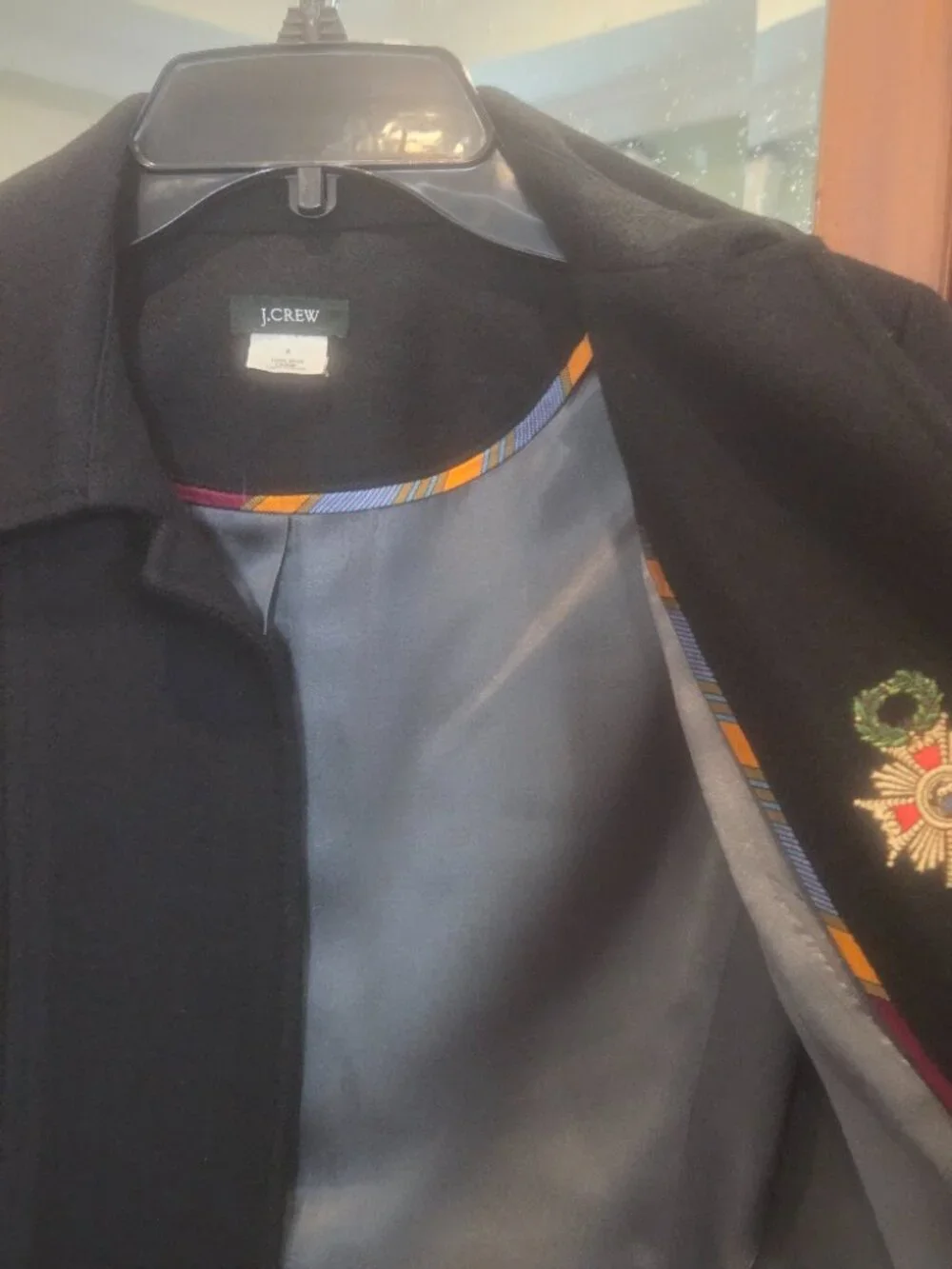 Preppy J Crew Black Wool Blazer